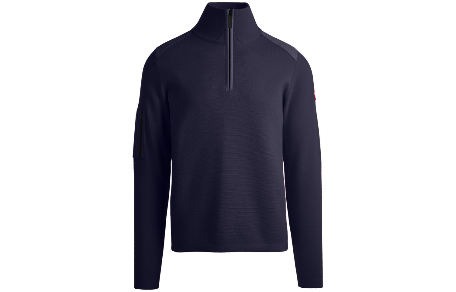 Order カナダグース ストーモント ネイビー ブルー スタンドカラー 長袖 スウェットシャツ 7013M-67