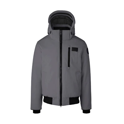 Canada Goose Titanium Pilot Bomber Jacket Full-Zip Hooded Casual Coat 2055MB-456