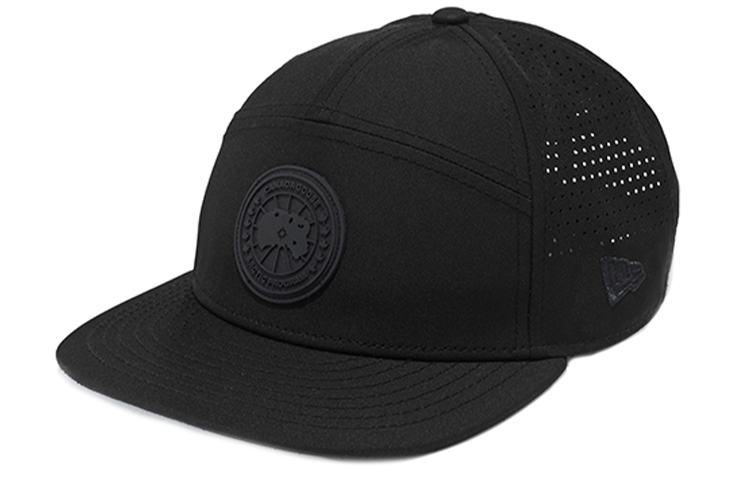 Canada Goose Unisex Logo Trucker Baseball Cap Black/Navy 5248M