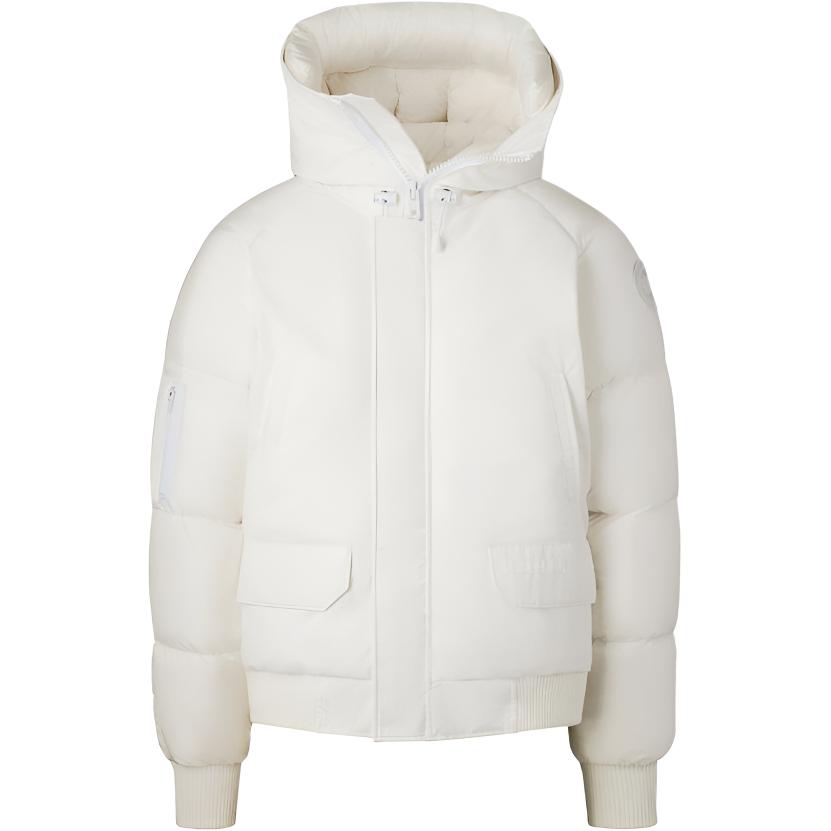 Canada Goose Unisex Pilot Hooded Down Jacket Parka North Star White. 2056MW-433