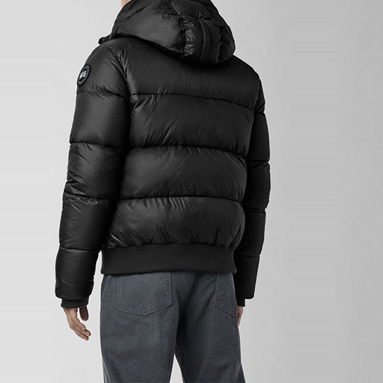 Canada Goose Ventoux Black Solid Zip Hooded Down Jacket 2606MB-61 圖 4