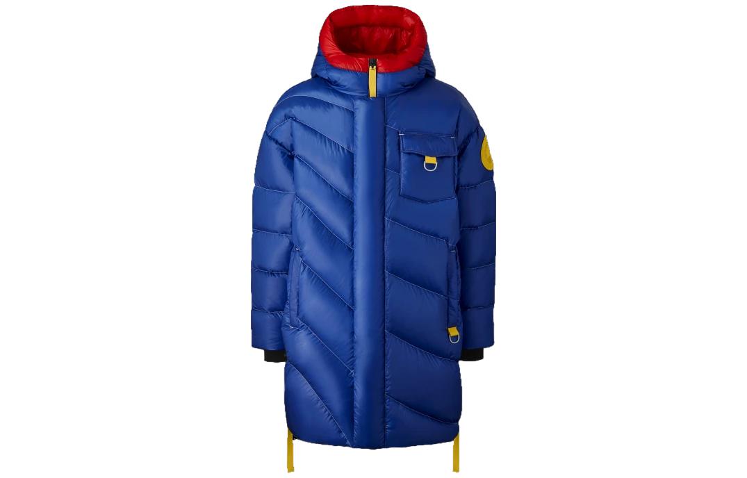 Canada Goose Wave Parka Solid Color Long Down Jacket Unisex Hooded Zip Coat 1120UPM-1392