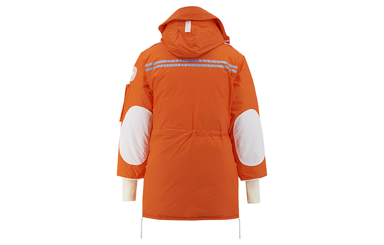 Canada Goose White Label Mid-Length Fitted Parka Sunset Orange Unisex Down Jacket 9501U1-178 圖 4