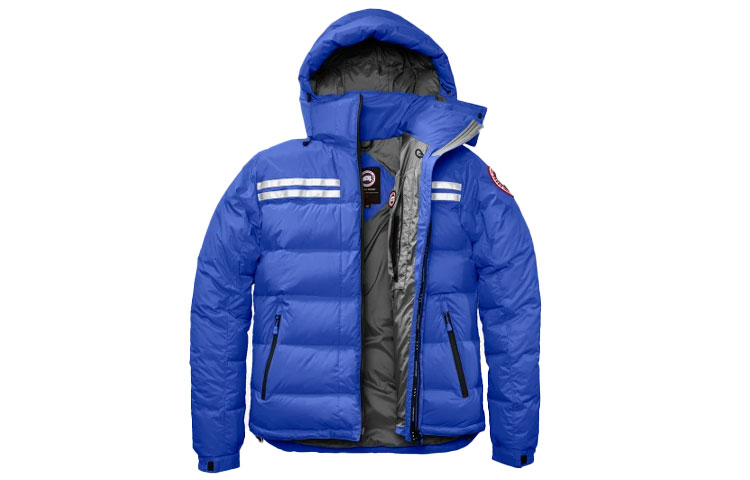 Canada Goose Winter Unisex Down Jacket Stone Blue Hooded Simple Design 2071M-185