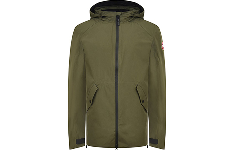 Canada Goose Woolford Classic Green Hoodie Jacket for Men 5604MZ-761