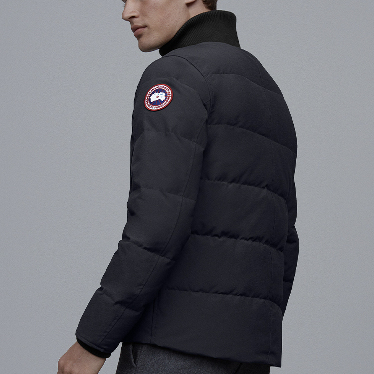 Purchase Canada Goose Woolford Jaket Quilted Down Label Merah Navy Unisex Musim Dingin 3807M-67