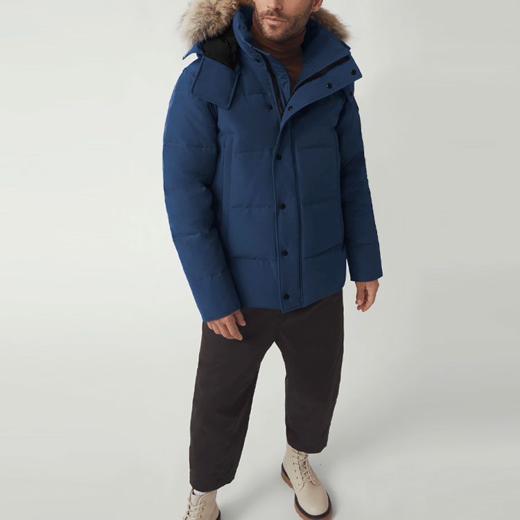Canada Goose Wyndham Black Label Slim Fit Parka Navy Blue Winter Jacket. 3808MB-258 圖 7