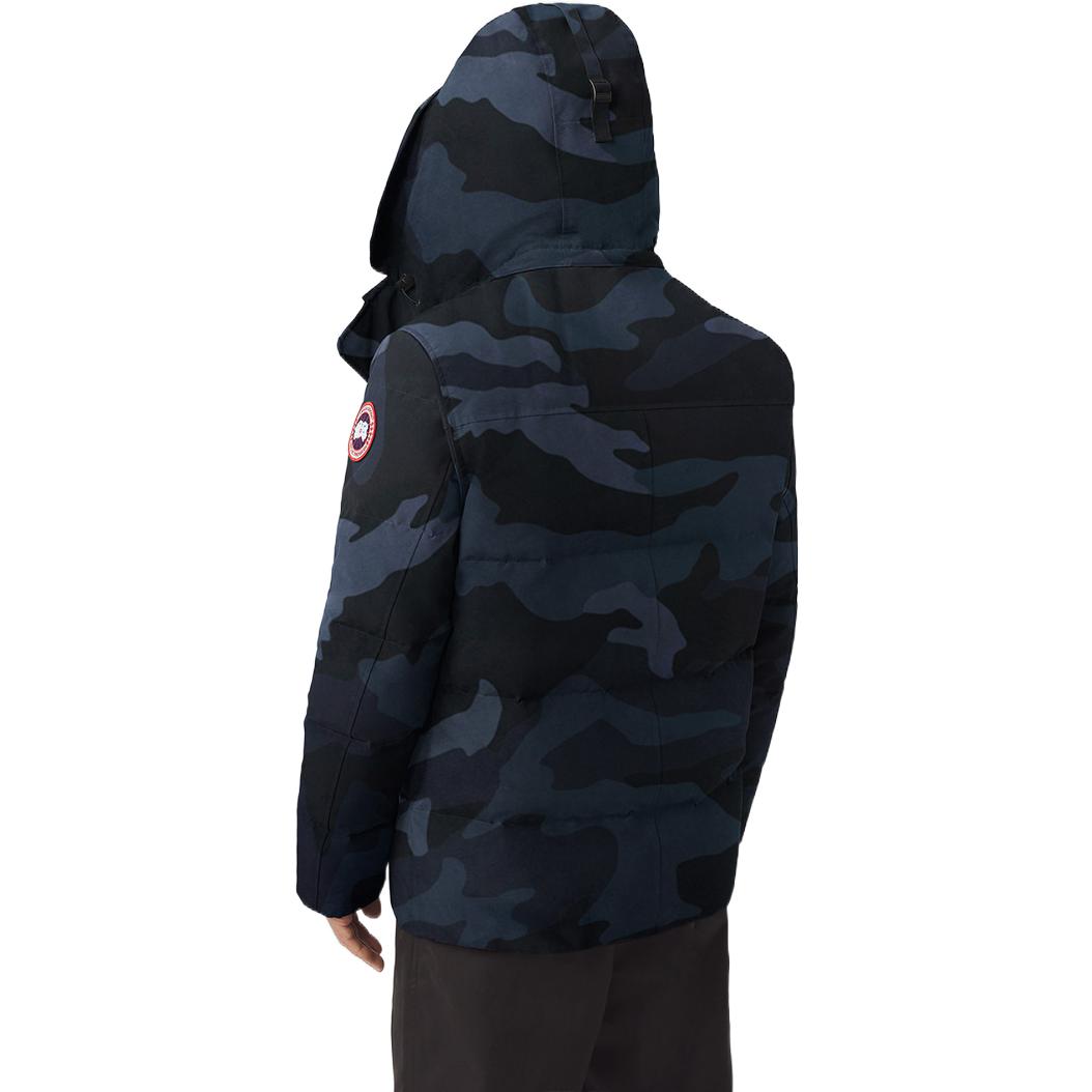 Canada Goose Wyndham Camo Fur-Trimmed Navy Down Parka Jacket for Men. 3808MP-898 圖 4