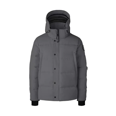 Canada Goose Wyndham Coastal Grey Black Label Parka Down Jacket. 2048MB-811