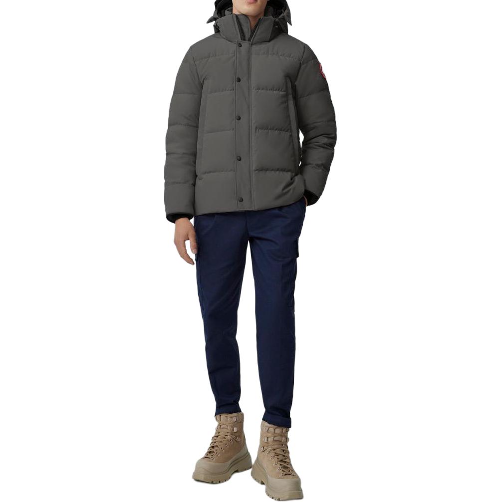 Shop Canada Goose Wyndham FW22 紅標石墨防水羽絨外套 男女通用款式夾克 2048M-66