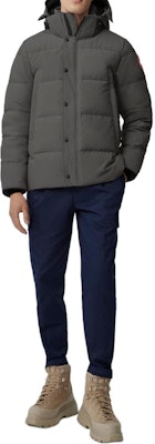 Canada Goose Wyndham FW22 紅標石墨防水羽絨外套 男女通用款式夾克 2048M-66 Shop Canada Goose Wyndham FW22 紅標石墨防水羽絨外套 男女通用款式夾克 2048M-66