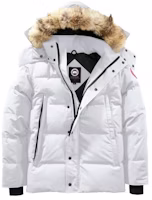 Canada Goose Wyndham Parka, Red Label, Windproof, Waterproof, Unisex, White. 3808M-433 Canada Goose Wyndham Parka, Red Label, Windproof, Waterproof, Unisex, White. 3808M-433