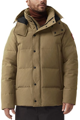 Canada Goose Wyndham Parka Slim Fit Down Jacket with Removable Hood - Tan. 3808M-7 Order Canada Goose Wyndham Parka Slim Fit Down Jacket with Removable Hood - Tan. 3808M-7