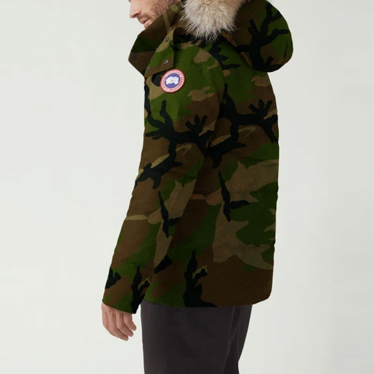 Cheap カナダグース ウィンダム レッドラベル カモグリーン 防水 ダウンパーカ ユニセックス 3808MP-316