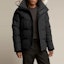 Lookbook Canada Goose Wyndham Chaqueta Acolchada Negra Unisex con Capucha Invierno. 3808MA-61