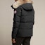 Shop Canada Goose Wyndham Chaqueta Acolchada Negra Unisex con Capucha Invierno. 3808MA-61