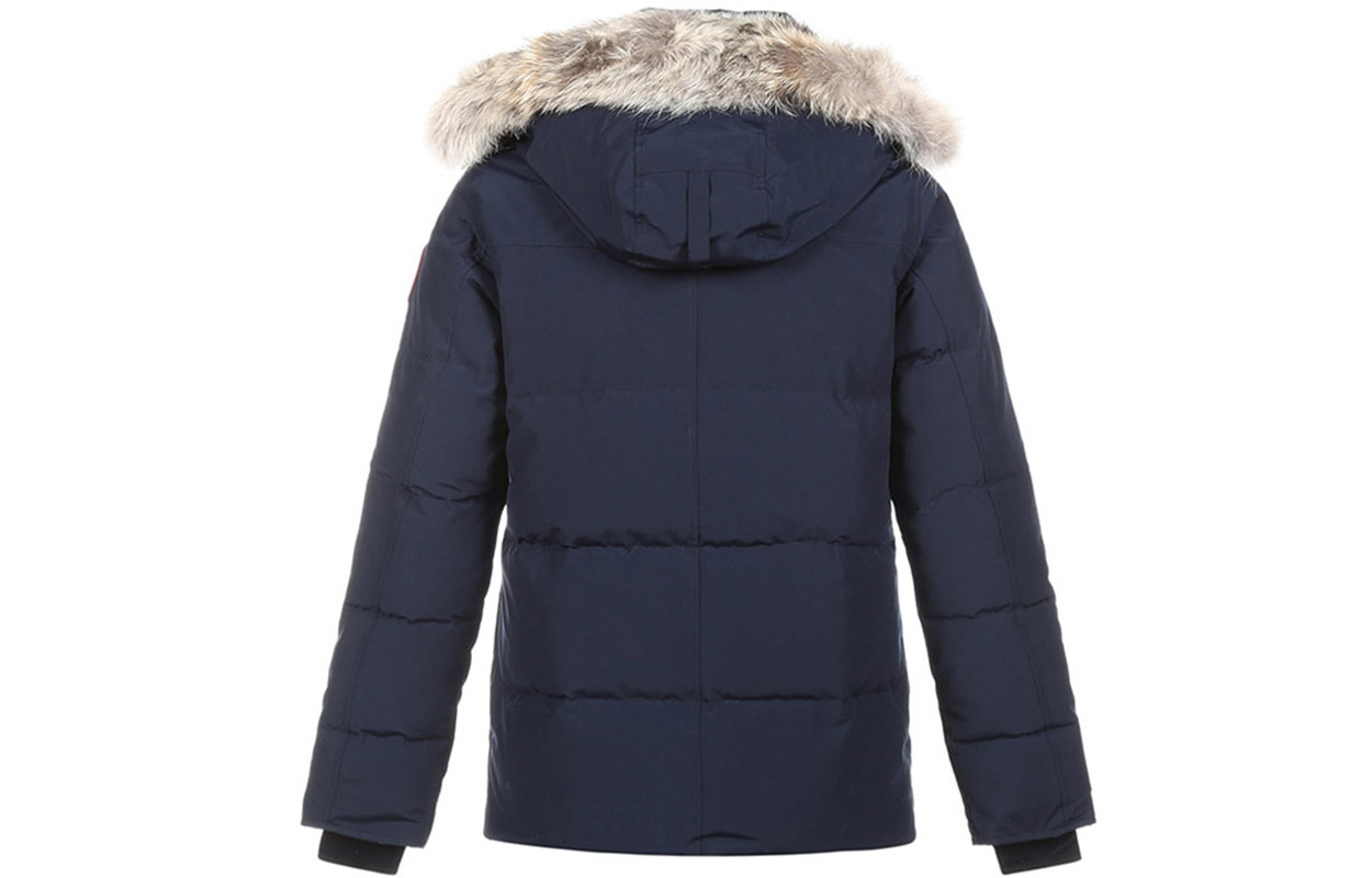 Lookbook Canada Goose Wyndham Parka, Unisex, Tahan Air/Angin, Ocean Blue. 3808M-63