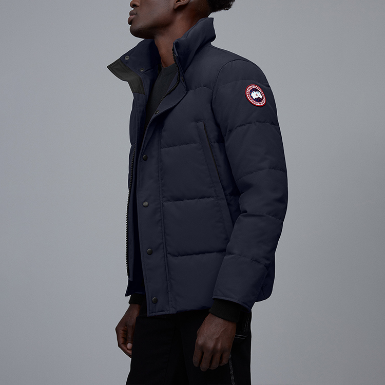 Details for Canada Goose Wyndham Parka, Unisex, Tahan Air/Angin, Ocean Blue. 3808M-63