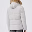 Shop 加拿大鵝 Wyndham 短版羽絨外套 銀白色 修身連帽羽絨夾克 3808M-200