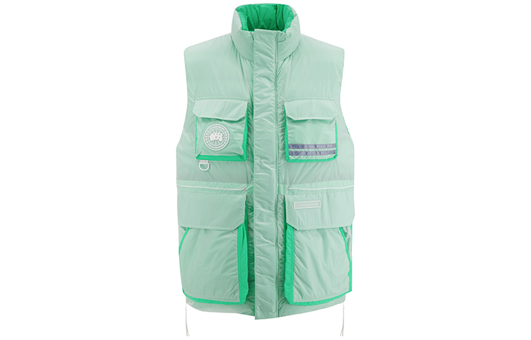 Canada Goose X-Ray Series Halogen Green Down Vest Unisex Utility Pocket Design 4100UX1-453