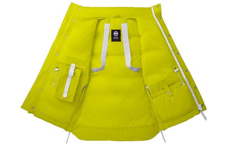 Canada Goose X-Ray Series Unisex Electric Yellow Down Vest with Logo Patch. 4100UX1-636 圖 3