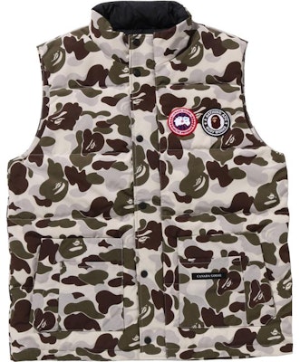 Canada Goose x A Bathing Ape FW23 Camo Collaboration Vest Unisex - Grey 2054MBE-1119 Buy Canada Goose x A Bathing Ape FW23 Camo Collaboration Vest Unisex - Grey 2054MBE-1119