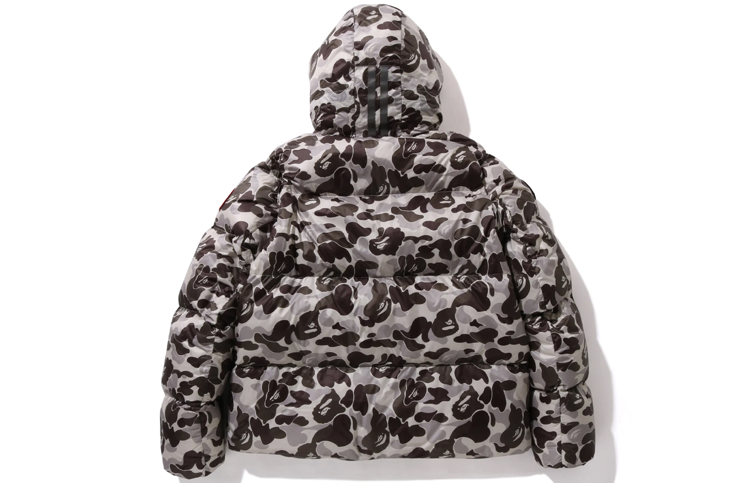 Canada Goose A BATHING APE FW23 Camo Ripstop Hoodie Down Jacket Grey Unisex. 2252MBE-1119 圖 3