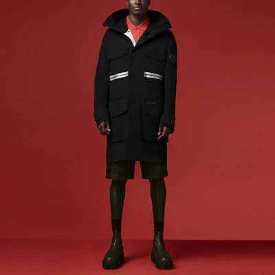 カナダグースxエンジェルチェン ブラック 防水 マルチポケット フーデッドジャケット 8808MC-61 Lookbook カナダグースxエンジェルチェン ブラック 防水 マルチポケット フーデッドジャケット 8808MC-61