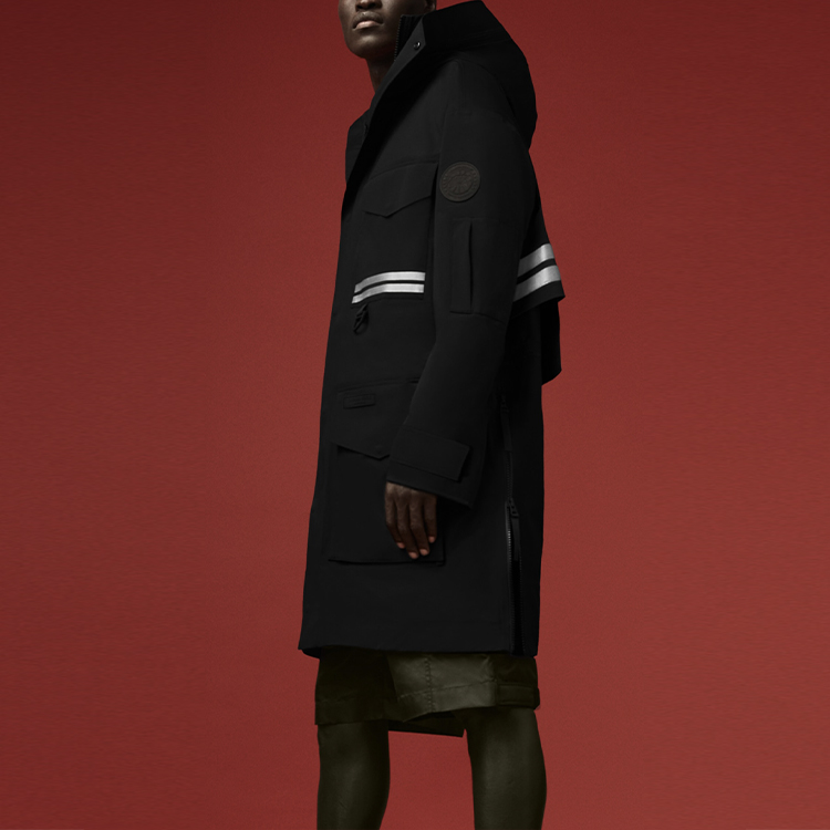 Details for カナダグースxエンジェルチェン ブラック 防水 マルチポケット フーデッドジャケット 8808MC-61