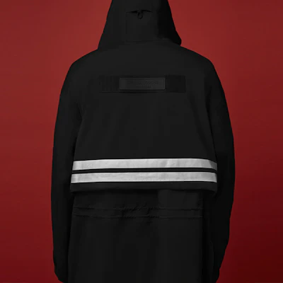 カナダグースxエンジェルチェン ブラック 防水 マルチポケット フーデッドジャケット 8808MC-61 Sizing カナダグースxエンジェルチェン ブラック 防水 マルチポケット フーデッドジャケット 8808MC-61