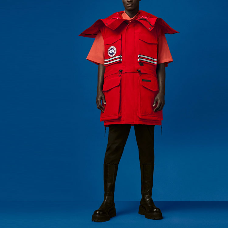 Purchase Canada Goose x Angel Chen Collab SS21 Red Label Hooded Down Parka Unisex Red 8800MC-28