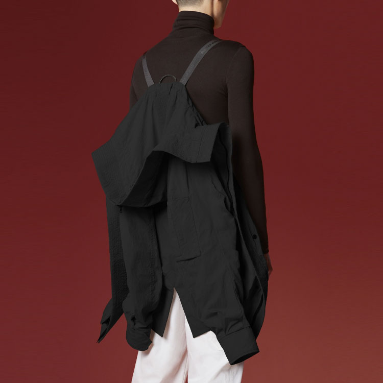 Canada Goose Angel Chen FW21 Black Logo Zip-Up Hoodie Jacket. 8827MC-61 圖 7