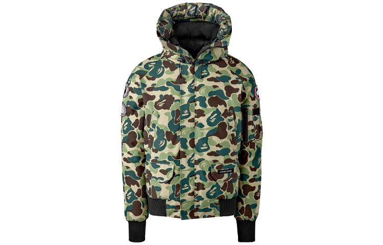 Canada Goose BAPE CONCEPTS Chillwack Camo Down Jacket Green Unisex Winter Wear 7999MBC-118 圖 2