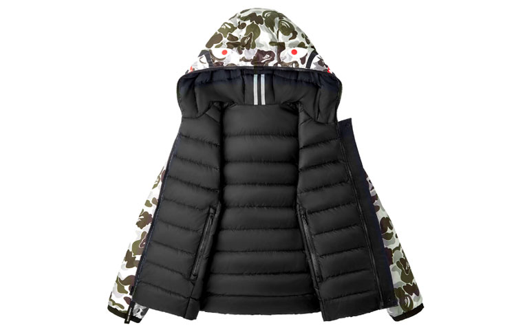 Canada Goose BAPE CONCEPTS Crofton Grey Printed Hooded Down Jacket Unisex. 2227MBC-1150 圖 4