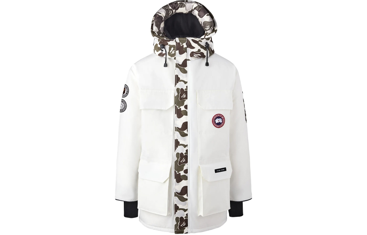 Canada Goose BAPE CONCEPTS Expedition Camo Parka Down Jacket Winter White Unisex 4660MBC-1154 圖 2