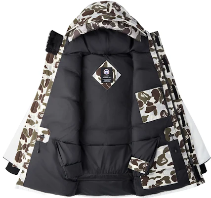 加拿大鵝 x BAPE x CONCEPTS 白色迷彩羽絨派克大衣 男女冬款 4660MBC-1154 Lookbook 加拿大鵝 x BAPE x CONCEPTS 白色迷彩羽絨派克大衣 男女冬款 4660MBC-1154