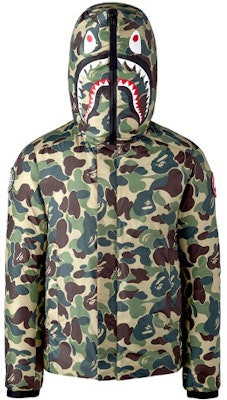 Canada Goose x BAPE x CONCEPTS FW21 Crofton Puffer Shark Hoodie Jacket Green Unisex 2227-MBC Buy Canada Goose x BAPE x CONCEPTS FW21 Crofton Puffer Shark Hoodie Jacket Green Unisex 2227-MBC