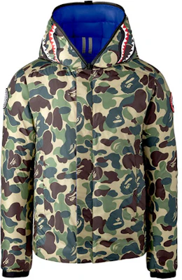 Canada Goose x BAPE x CONCEPTS FW21 Crofton Puffer Shark Hoodie Jacket Green Unisex 2227-MBC Lookbook Canada Goose x BAPE x CONCEPTS FW21 Crofton Puffer Shark Hoodie Jacket Green Unisex 2227-MBC