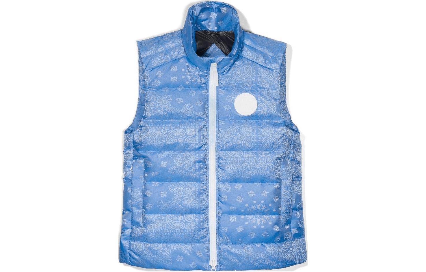 Canada Goose x COMPLEXCON x CONCEPTS FW23 Paisley Down Vest Unisex Polar Sky Blue. 2229UCN-1384