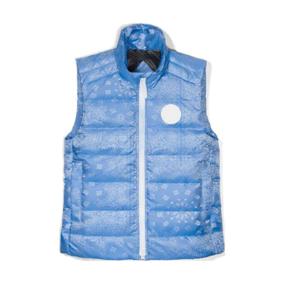 Canada Goose COMPLEXCON CONCEPTS FW23 Paisley Down Vest Unisex Polar Sky Blue. 2229UCN-1384