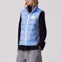 Shop Canada Goose x COMPLEXCON x CONCEPTS 聯名 2023秋冬 佩斯利羽絨背心 中性款 極地天空藍 2229UCN-1384
