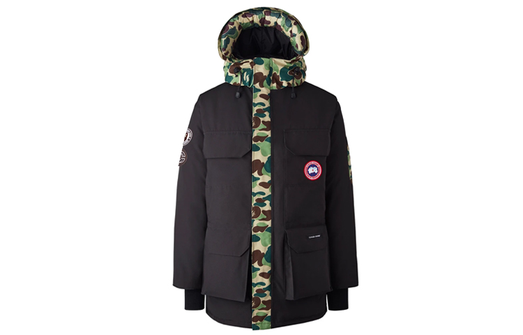 Canada Goose CONCEPTS FW21 Expedition Camo Parka Black Unisex Winter Jacket. 4660MBC-1153 圖 2