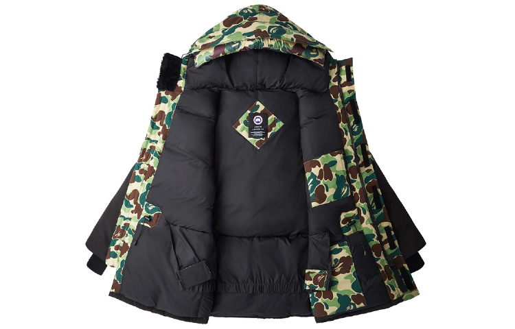Canada Goose CONCEPTS FW21 Expedition Camo Parka Black Unisex Winter Jacket. 4660MBC-1153 圖 3