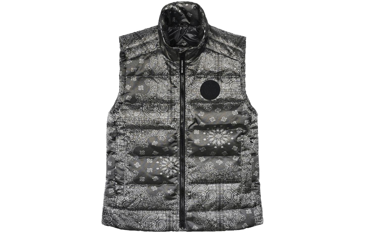 Canada Goose x CONCEPTS Paisley Down Vest Flint Black Unisex. 2229UCN-1382