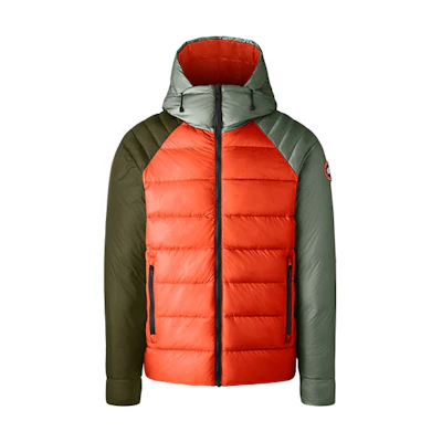 Canada Goose CONCEPTS SS22 Reversible Hooded Puffer Jacket Green/Orange Unisex. 2729MCB-1158