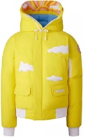 Canada Goose x MIRA MIKATI SS24 Yellow Hooded Down Jacket Unisex Sunrise Cloud Design 2050UMM-1563 Canada Goose x MIRA MIKATI SS24 Yellow Hooded Down Jacket Unisex Sunrise Cloud Design 2050UMM-1563