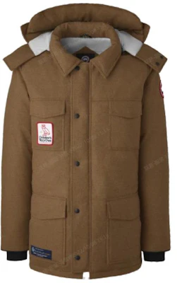 Canada Goose x OVO FW22 Camel Hoodie Parka Coat Unisex with Solid Logo Pockets 4074MOV-1184 Buy Canada Goose x OVO FW22 Camel Hoodie Parka Coat Unisex with Solid Logo Pockets 4074MOV-1184