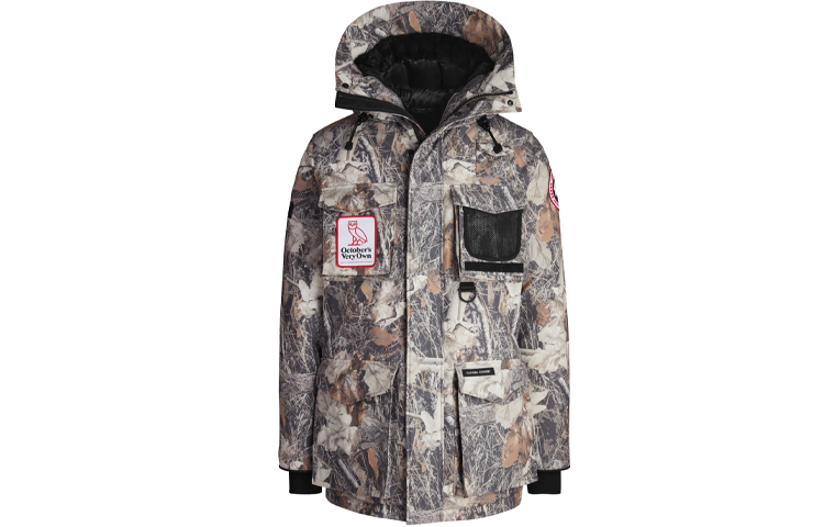 Canada Goose OVO Maple Camo Classic Logo Parka Jacket Unisex Down Coat 4000MOV-968