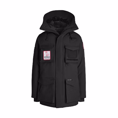 Canada Goose OVO Terrain Black Down Parka Multi-Pocket Unisex Jacket 4000MOV-61