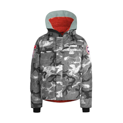 Canada Goose RHUDE NBA Camouflage Wash Parka SS21 Unisex White Camo 3804URD-1095